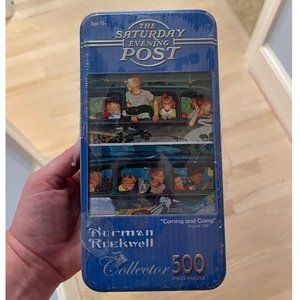 Norman Rockwell Coming and Going 500 piece Puzzle